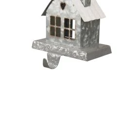 New 🥰 Glitzhome® 6" Galvanized House Stocking Holder Set 🥰 -Glitzhome Sales D231705S 4