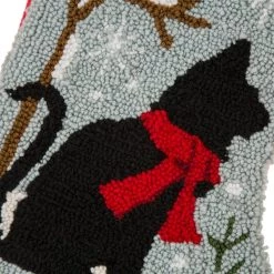 Hot Sale 🧨 Glitzhome® 20" Cat & 🐕 Dog Hooked Stockings, 2ct. 🎉 -Glitzhome Sales D231717S 4