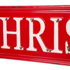 Outlet 👍 Glitzhome® 45.75" Merry 🎄 Christmas Metal Wall Sign 🛒 -Glitzhome Sales D231743S 5