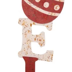 Best deal 👏 Glitzhome® 36" Rusty Metal Noel Yard Stake ⌛ -Glitzhome Sales D231756S 4