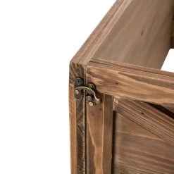 Cheapest 😉 Glitzhome® 22" Natural Wooden Tree Collar 🔔 -Glitzhome Sales D231758S 3