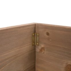 Cheapest 😉 Glitzhome® 22" Natural Wooden Tree Collar 🔔 -Glitzhome Sales D231758S 4