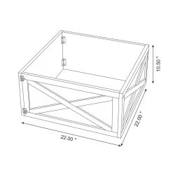 Cheapest 😉 Glitzhome® 22" Natural Wooden Tree Collar 🔔 -Glitzhome Sales D231758S 8