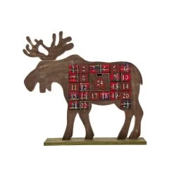 Best deal ✨ Glitzhome® 24" Wooden Reindeer Countdown 🌟