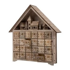 Outlet 🔥 Glitzhome® 15" LED Wooden Countdown Farmhouse 😍 -Glitzhome Sales D231765S 3