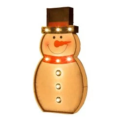 Top 10 β Glitzhome® 20" π Christmas Marquee LED Snowman Décor β