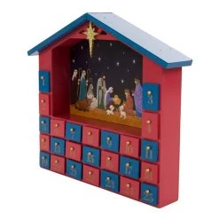 Top 10 ✔️ Glitzhome® 13" Wooden House Countdown Calendar with Drawers Décor 💯 -Glitzhome Sales D231767S 3