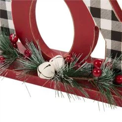 Flash Sale 😍 Glitzhome® 11.5" 🎄 Christmas Wooden Plaid JOY Tabletop Décor 💯 -Glitzhome Sales D231768S 3