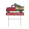 Cheap 💯 Glitzhome® 24" ❄ Christmas Truck Yard Stack 🧨 -Glitzhome Sales D231776S 1