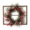 Best reviews of π Glitzhome® Natural Wooden Window Frame with Flocked Pinecone & Berry Wreath π 1 Best reviews of π Glitzhome® Natural Wooden Window Frame with Flocked Pinecone & Berry Wreath π -Glitzhome Sales D231804S 1
