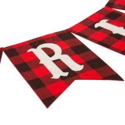 Budget 🥰 Glitzhome® 8.75ft. Merry 🎄 Christmas Plaid Banner Garland 🎉 -Glitzhome Sales D231827S 5
