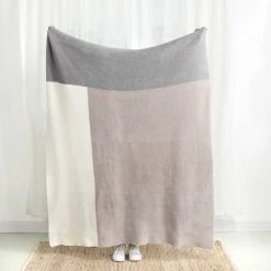 Wholesale π₯ Glitzhome® Knitted Polyester Feather Yarn Tricolor Throw Blanket π 9 Wholesale π₯ Glitzhome® Knitted Polyester Feather Yarn Tricolor Throw Blanket π -Glitzhome Sales D231922S 3