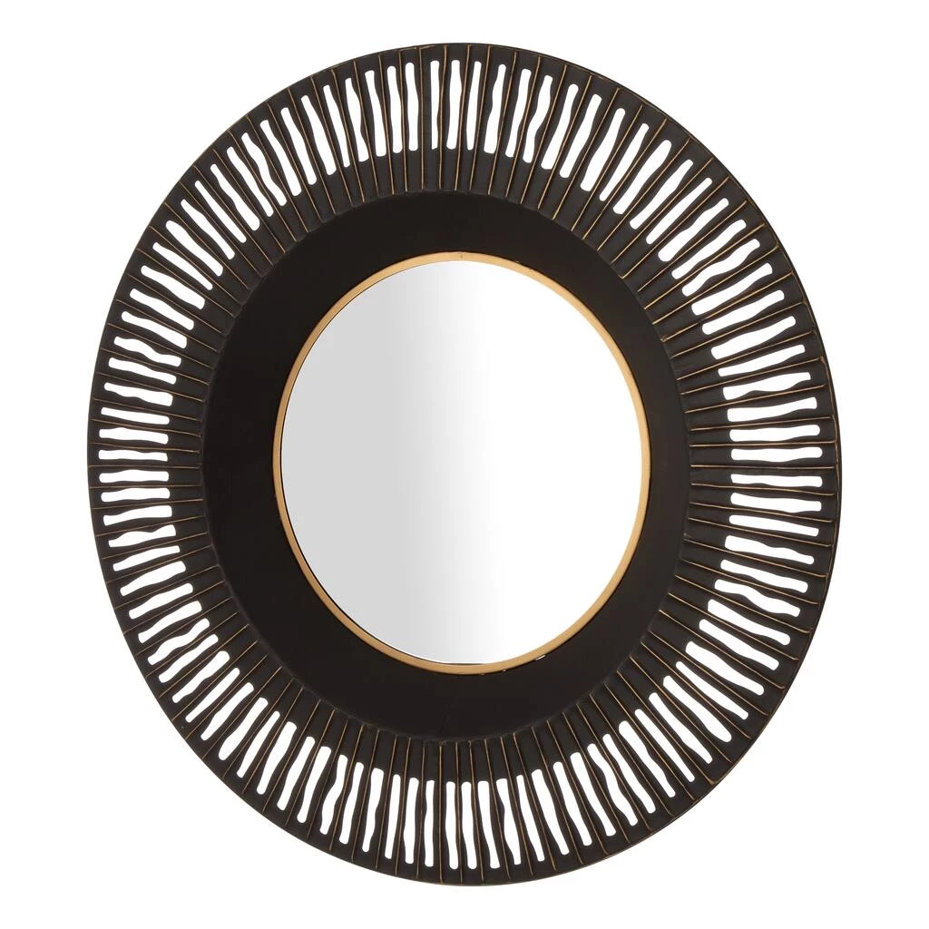 Coupon π Glitzhome® 35" Vintage Industrial Metal Round Wall Mirror β 5 Coupon π Glitzhome® 35" Vintage Industrial Metal Round Wall Mirror β - Image 3