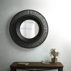 Coupon π Glitzhome® 35" Vintage Industrial Metal Round Wall Mirror β 13 Coupon π Glitzhome® 35" Vintage Industrial Metal Round Wall Mirror β -Glitzhome Sales D236668S 6