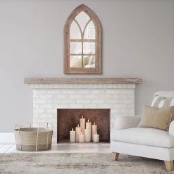 Cheapest 😀 Glitzhome® 40" Gothic Window Frame Wall Mirror 😉 -Glitzhome Sales D236669S 3