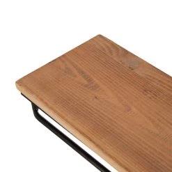 Promo 🔥 Glitzhome® Farmhouse Metal & Wooden Floating Shelf Set ⌛ -Glitzhome Sales D238289S 7