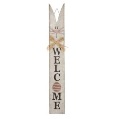 Hot Sale 💯 Glitzhome® 42" Wooden Easter Bunny Porch Sign 💯