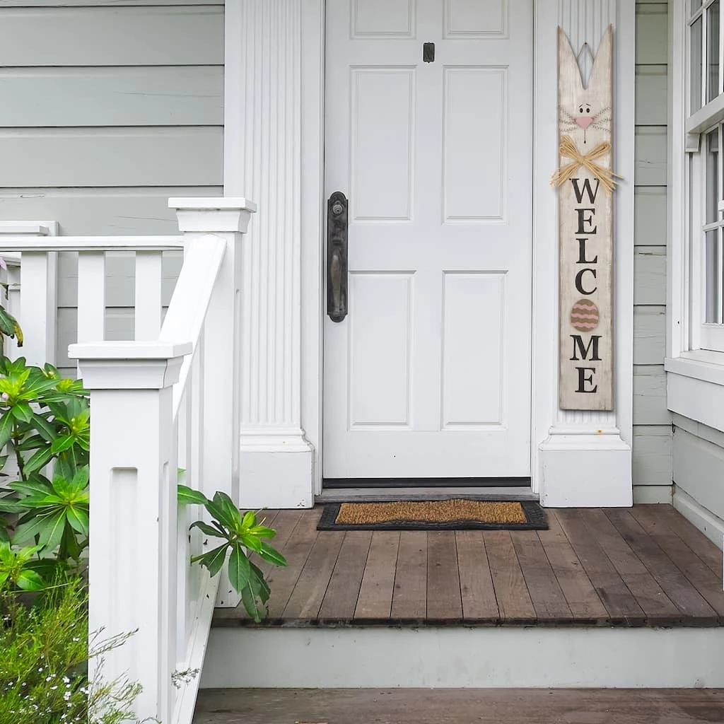 Hot Sale π― Glitzhome® 42" Wooden Easter Bunny Porch Sign π― 4 Hot Sale π― Glitzhome® 42" Wooden Easter Bunny Porch Sign π― - Image 2