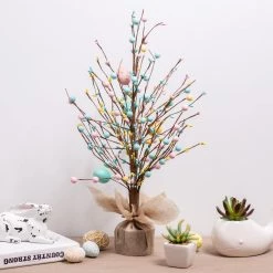 Brand new 🤩 Glitzhome® 18" Easter Eggs Tabletop Tree 🤩 -Glitzhome Sales D238291S 3