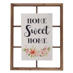 Flash Sale 😉 Glitzhome® 28" Wooden Home Sweet Home Window Frame Set 🔥