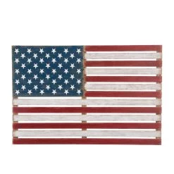 Deals π Glitzhome® Wooden American Flag Hanging Wall Decor π―