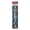 Best Pirce 😀 Glitzhome® Wooden God Bless America Hanging Sign 😉 -Glitzhome Sales D238307S 1