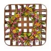 Buy 🌟 Glitzhome® 24" Chrysanthemum Wreath with Bamboo Tobacco Basket 🥰 -Glitzhome Sales D238326S 1