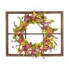 Deals 👍 Glitzhome® 22" Wooden Window Frame with Chrysanthemum Wreath ⌛ 1 Deals 👍 Glitzhome® 22" Wooden Window Frame with Chrysanthemum Wreath ⌛ -Glitzhome Sales D238338S 1