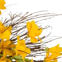 Coupon 😉 Glitzhome® 24'' Winter Jasmine Wreath 💯 -Glitzhome Sales D238339S 6