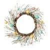 Deals 🔔 Glitzhome® 22" Pastel Easter Egg Wreath 😍 -Glitzhome Sales D238340S 1