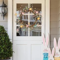 Deals π Glitzhome® 22" Pastel Easter Egg Wreath π 12 Deals π Glitzhome® 22" Pastel Easter Egg Wreath π -Glitzhome Sales D238340S 3