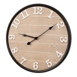 Deals 🔔 Glitzhome® 24" Farmhouse Wall Clock 👍 -Glitzhome Sales D238342S 3