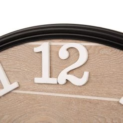 Deals 🔔 Glitzhome® 24" Farmhouse Wall Clock 👍 -Glitzhome Sales D238342S 4