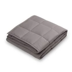 Brand new 😀 Glitzhome® Gray Cotton Shell Quilted Weighted Blanket with Polyester Filling 💯