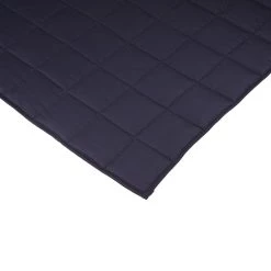 Cheapest ✨ Glitzhome® Navy Blue Cotton Shell Quilted Weighted Blanket with Polyester Filling 🥰 -Glitzhome Sales D238362S 4