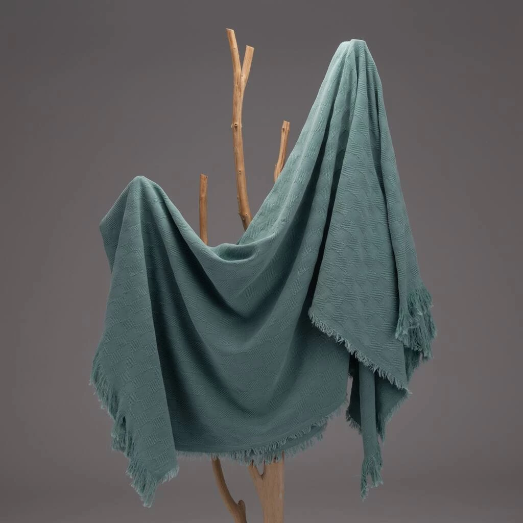 Best Pirce β¨ Glitzhome® Olive Green Checked Cotton Woven Throw π 4 Best Pirce β¨ Glitzhome® Olive Green Checked Cotton Woven Throw π - Image 2