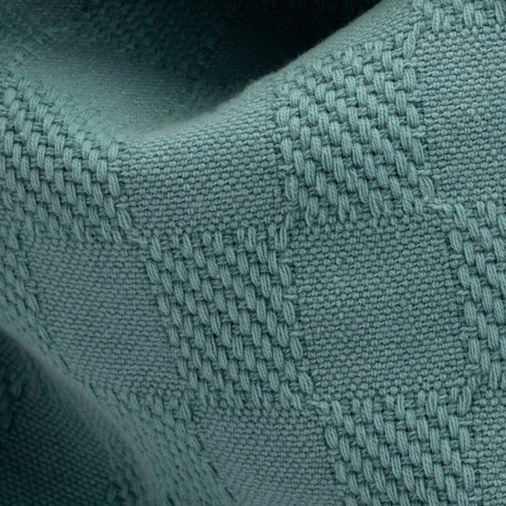 Best Pirce β¨ Glitzhome® Olive Green Checked Cotton Woven Throw π 5 Best Pirce β¨ Glitzhome® Olive Green Checked Cotton Woven Throw π - Image 3