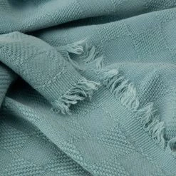 Best Pirce β¨ Glitzhome® Olive Green Checked Cotton Woven Throw π 13 Best Pirce β¨ Glitzhome® Olive Green Checked Cotton Woven Throw π -Glitzhome Sales D238363S 5