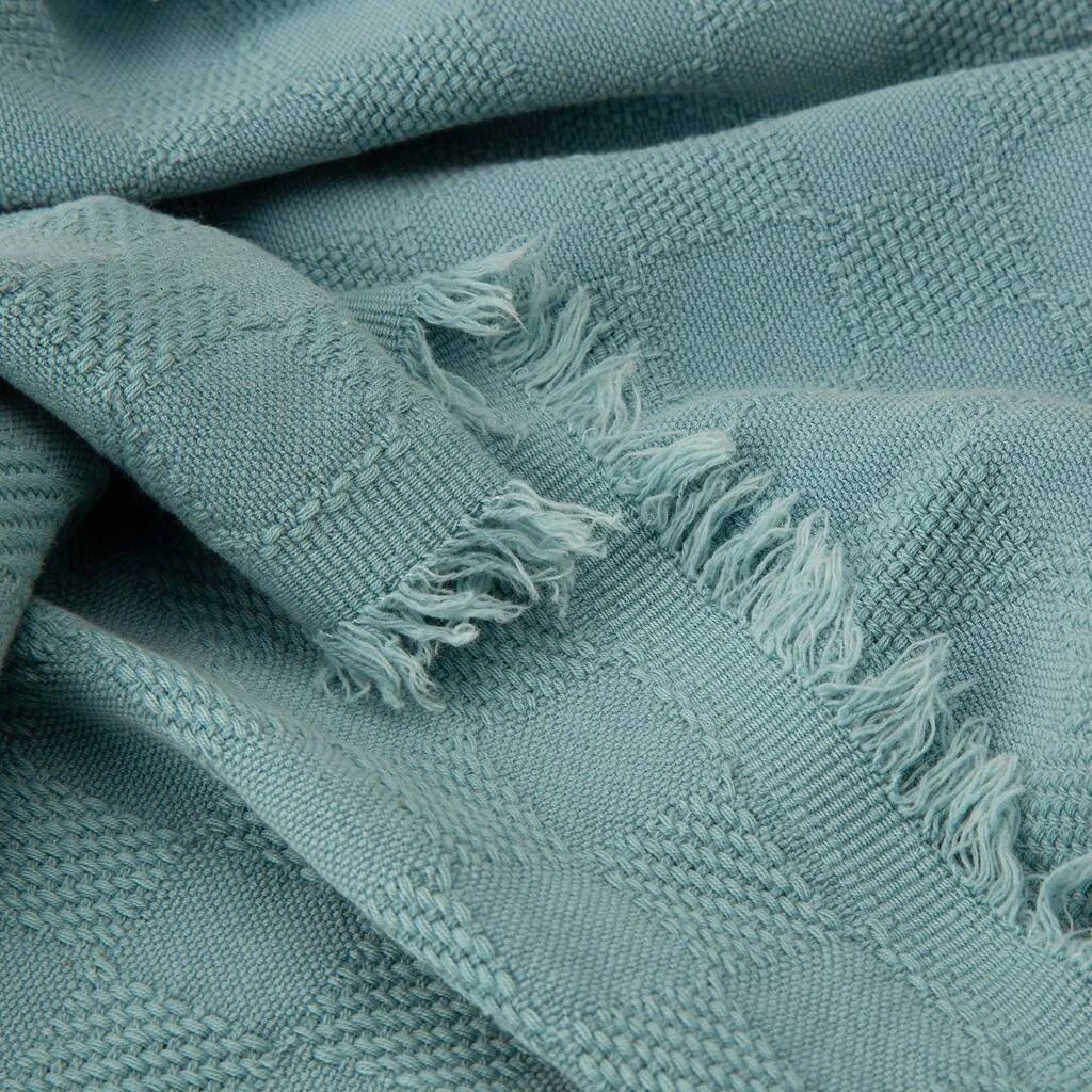 Best Pirce β¨ Glitzhome® Olive Green Checked Cotton Woven Throw π 7 Best Pirce β¨ Glitzhome® Olive Green Checked Cotton Woven Throw π - Image 5