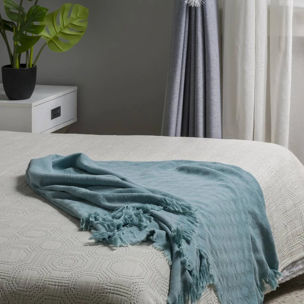 Best Pirce β¨ Glitzhome® Olive Green Checked Cotton Woven Throw π 9 Best Pirce β¨ Glitzhome® Olive Green Checked Cotton Woven Throw π - Image 7