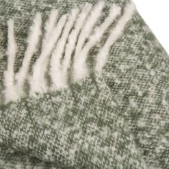 Best Sale π Glitzhome® Woven Acrylic Green Striped Throw π 13 Best Sale π Glitzhome® Woven Acrylic Green Striped Throw π -Glitzhome Sales D238369S 5