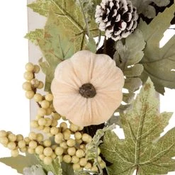 Cheapest 🎉 Glitzhome® 36" Wooden Arch Window Frame with Pumpkin Wreath ✨ -Glitzhome Sales D250300S 3