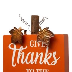 Discount ✔️ GlitzHome® Fall Wooden Pumpkin Tabletop Sign Set 🌟 -Glitzhome Sales D250305S 7