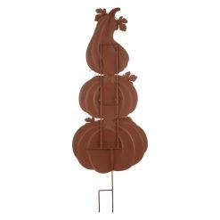 Promo 😍 42" GlitzHome® 3-in-1 Metal Pumpkin Yard Stake 🤩 -Glitzhome Sales D250312S 5
