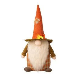 Best reviews of 🧨 Glitzhome® 24" Fall Fabric Gnome Décor Accent 🛒