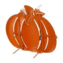 Wholesale 😉 Glitzhome® Metal Welcome Pumpkin Yard Stake 🎁 -Glitzhome Sales D250320S 6