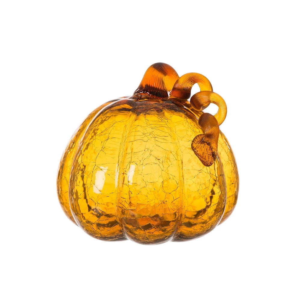 Best deal βοΈ Glitzhome® Amber Crackle Glass Pumpkin Set π 8 Best deal βοΈ Glitzhome® Amber Crackle Glass Pumpkin Set π - Image 6
