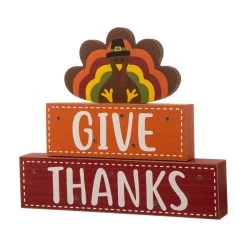 Best deal 😀 Glitzhome® 12" Pre-Lit 👪 Thanksgiving Wooden Turkey Table Décor LED Lights 🔥