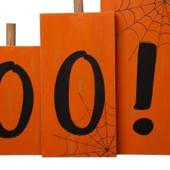 Deals ⌛ Glitzhome® 20" 💀 Halloween Wooden Boo Standing Décor 🛒 -Glitzhome Sales D250340S 4