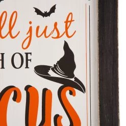 Discount 🥰 Glitzhome® 🧛 Halloween Wooden Sanding Easel Sign Décor ✨ -Glitzhome Sales D250346S 3